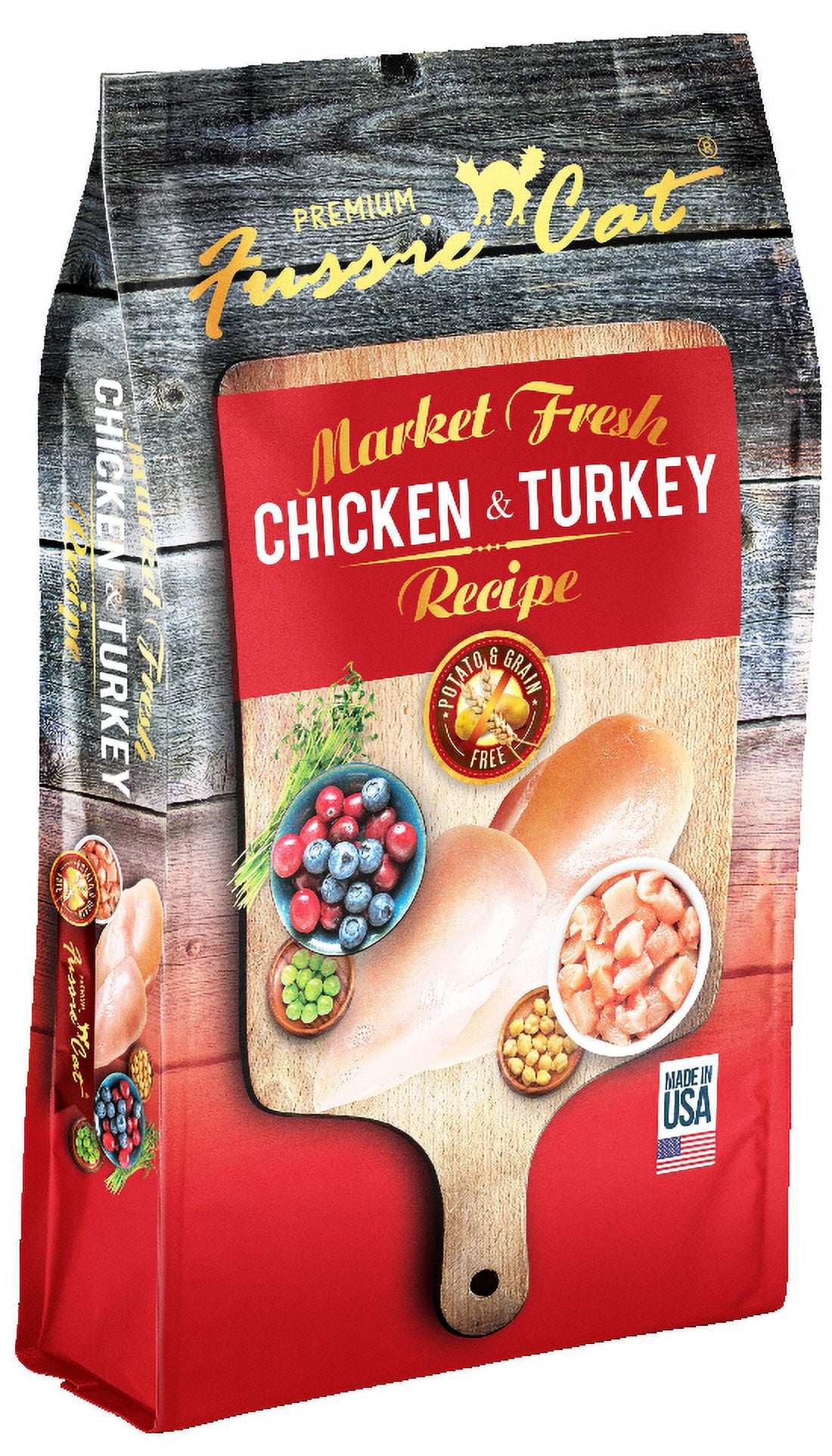 Fussie Cat Market Fresh Chicken & Turkey Dry Cat Food