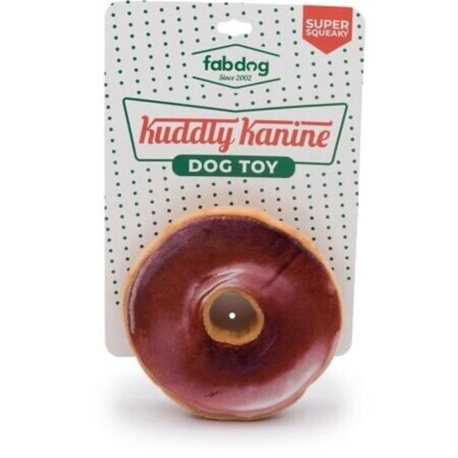 Fab Dog 849088069444 Kuddly Kanine Donut Dog Toy
