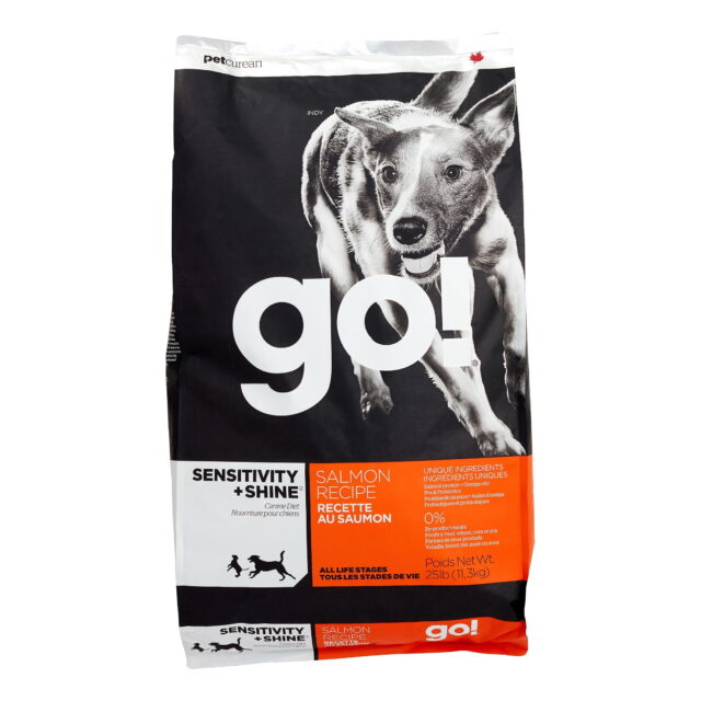 Petcurean Go! Sensitivity + Shine Salmon Recipe Dry Dog Food, 25 lb