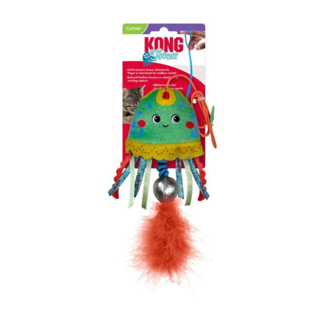 KONG Teaser Jellyfish Cat Toy Assorted