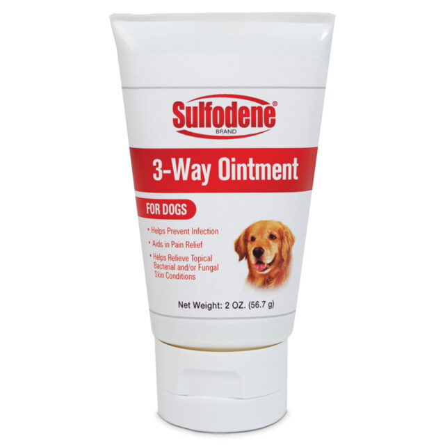 Sulfodene Dog Wound Care Ointment Relieves Pain & Prevents Infection For Dog Cuts Scrapes Bites and Injuries 2 Ounce