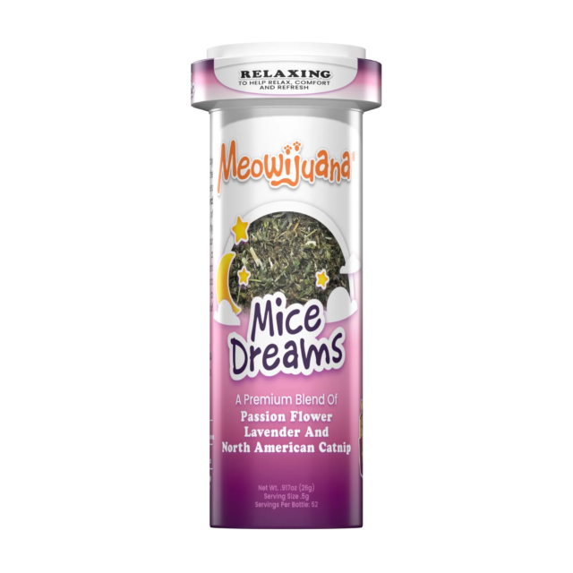 Mice Dreams Relaxation Catnip Blend (Catnip, Passion Flower & Lavender)