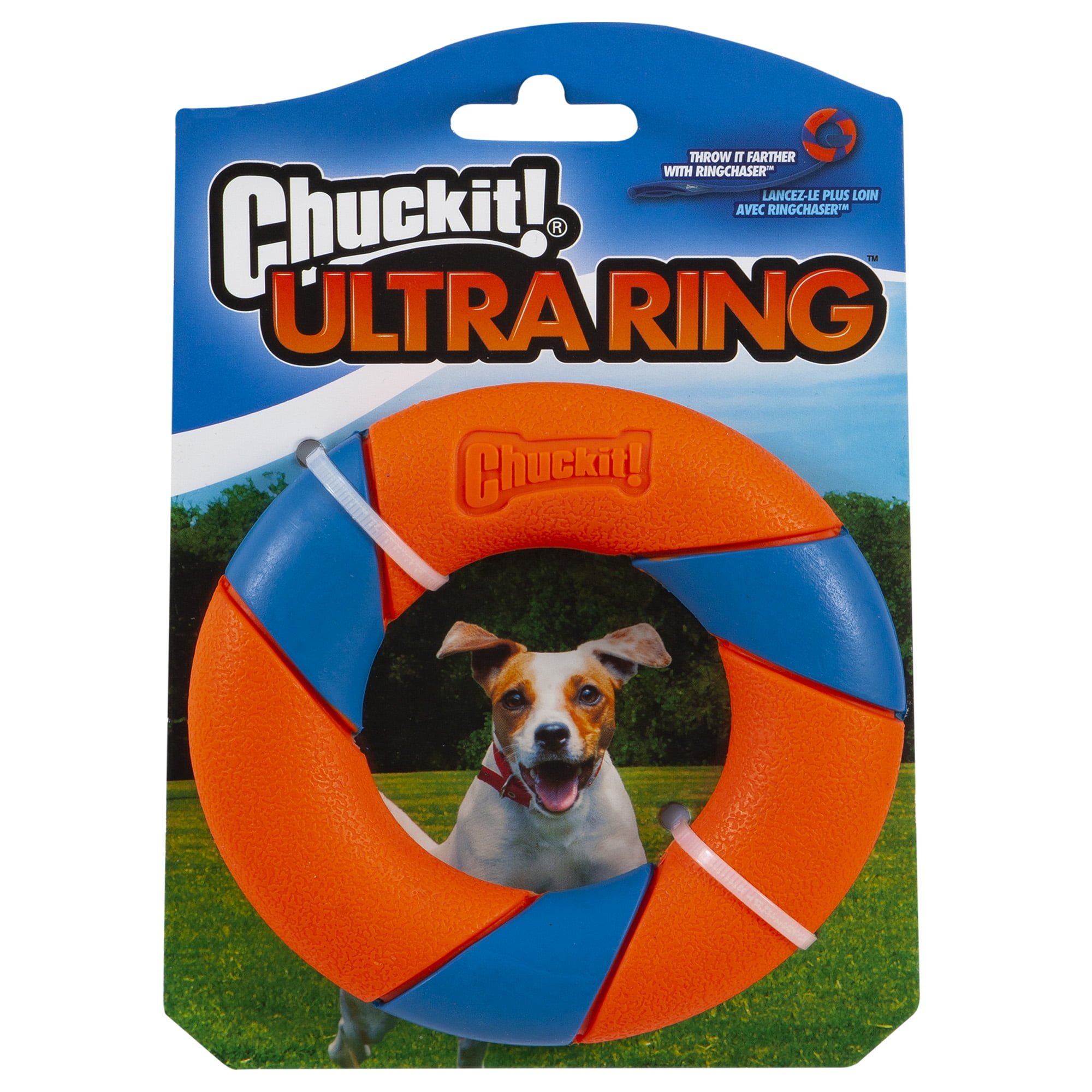Chuckit! Ultra Ring Rubber Ultimate Chase and Fetch Dog Toy Multicolor Pack of 1