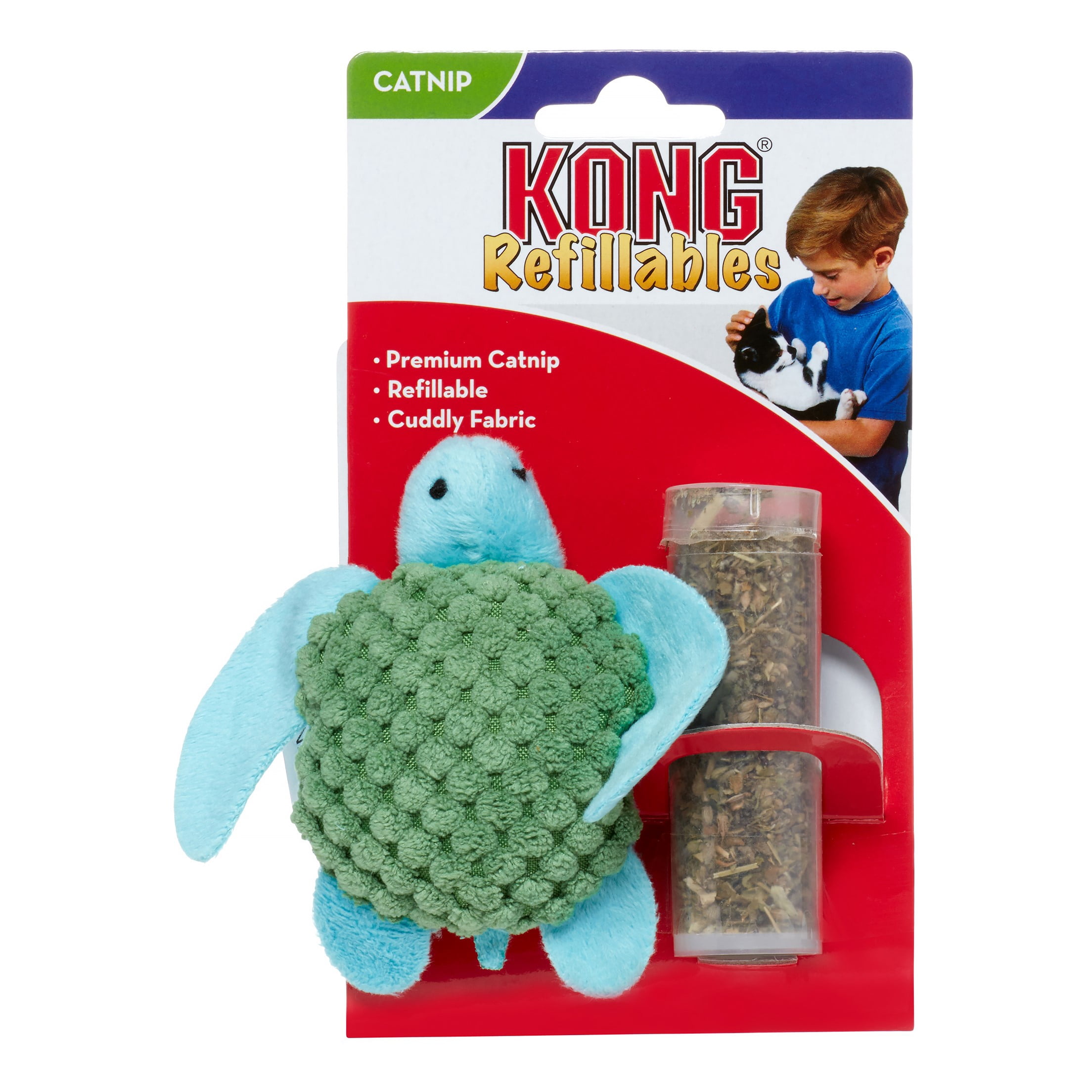 KONG Refillables Turtle Cat Toy