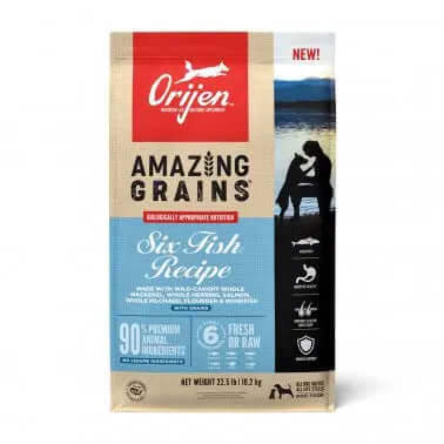 Orijen® Amazing Grains Six Fish Recipe Dry Dog Food