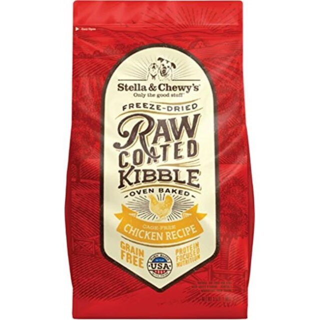 Stella & Chewy’s Raw Coated Kibble Grain-Free Cage-Free Chicken Recipe Dog Food