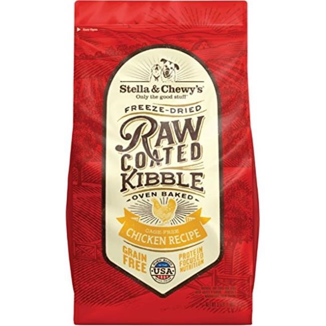 Stella & Chewy’s Raw Coated Kibble Grain-Free Cage-Free Chicken Recipe Dog Food