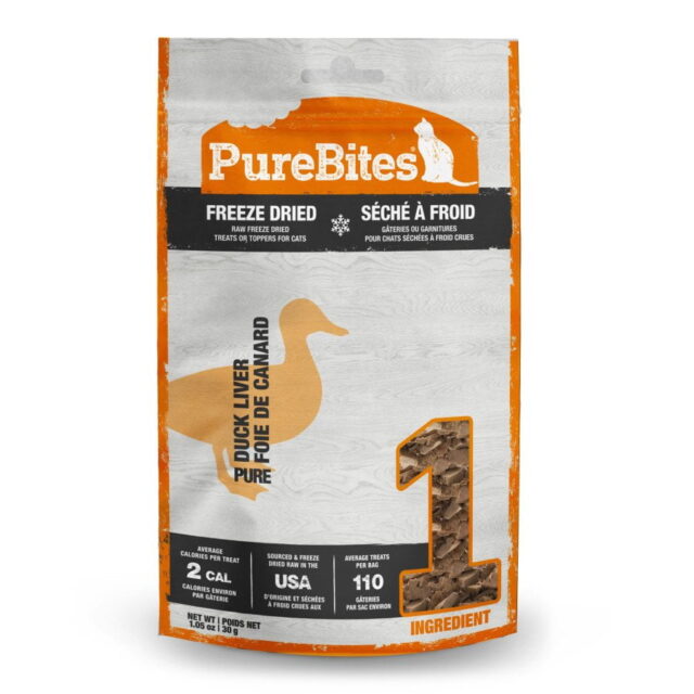 PureBites Freeze-Dried Cat Treats Duck Liver 1.05 oz