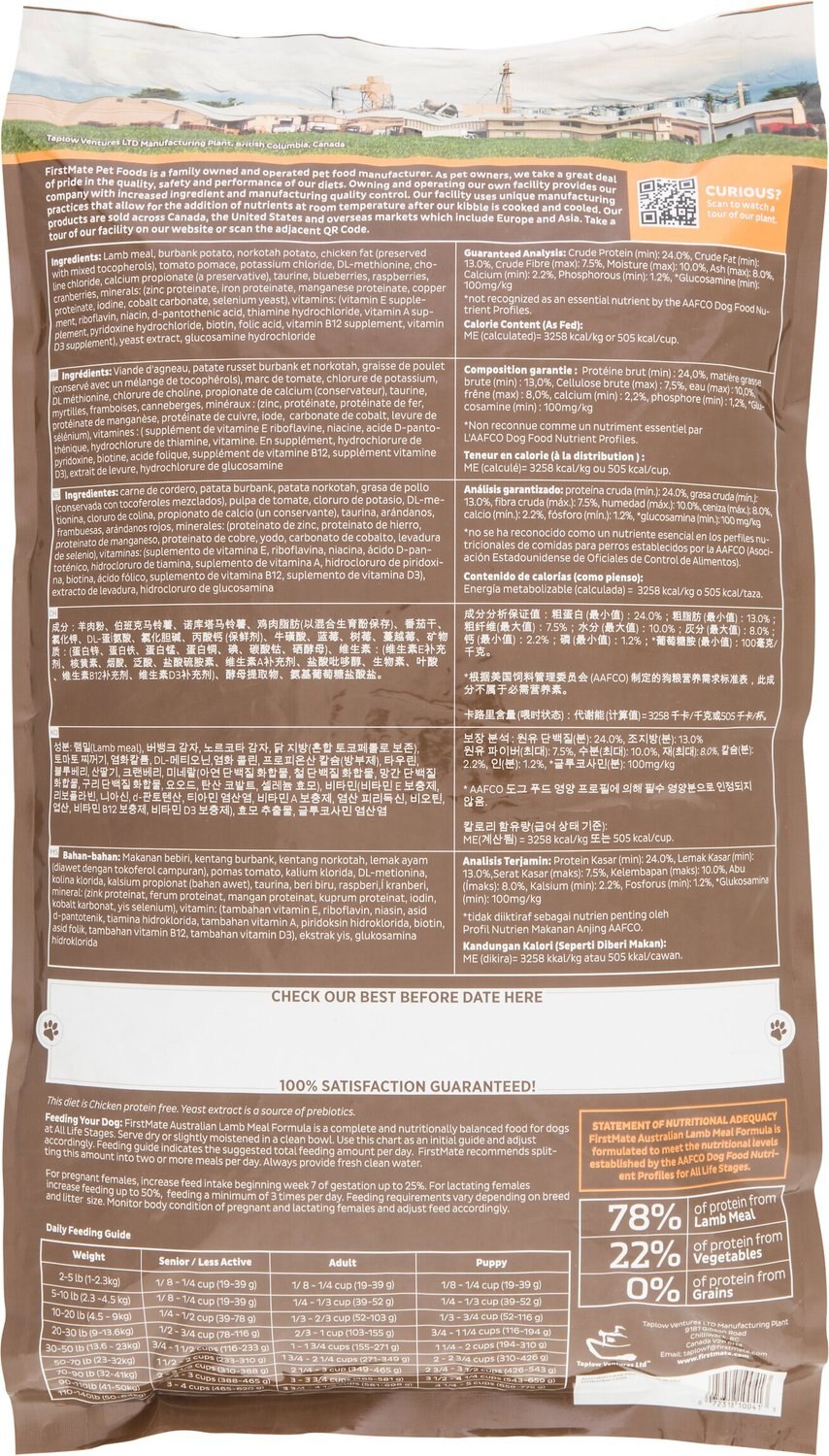 FirstMate Grain-Free Australian Lamb Dry Dog Food