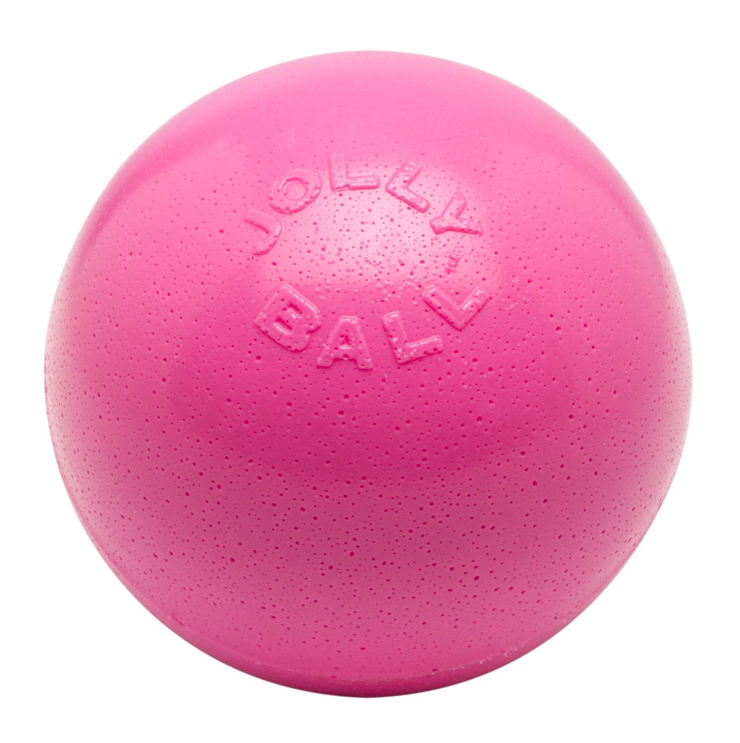 Jolly Pet Bounce-N-Play Ball Pink 8 inch Bubblegum Scented Rubber Dog Toy