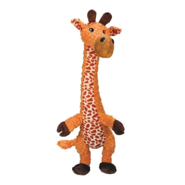 KONG Shakers Giraffe Dog Toy – Orange