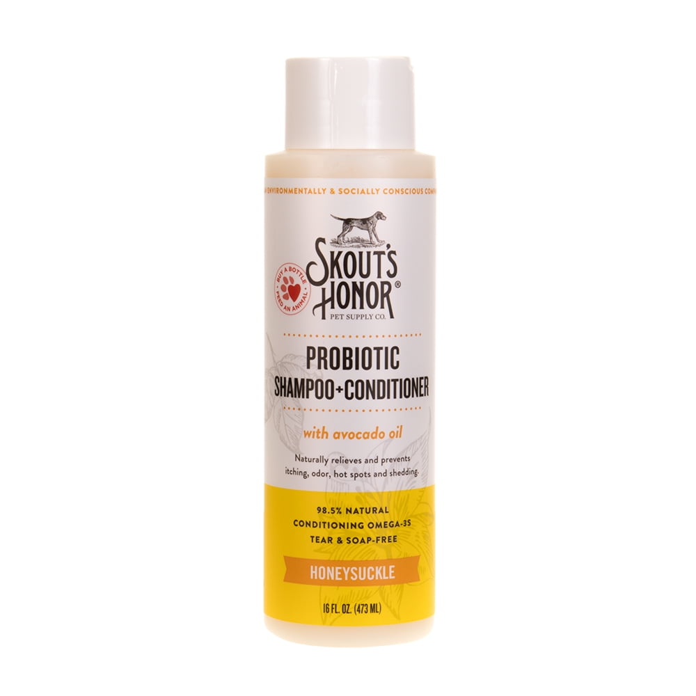 Skouts Honor Skout s Honor Honeysuckle Probiotic 2 in 1 Shampoo Conditioner Honeysuckle 16OZ