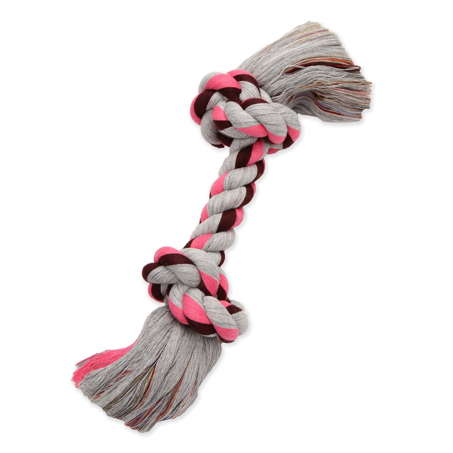 Mammoth Flossy Chews Cottonblend Bone Rope Dog Toy Colossal 19 Assorted Colors