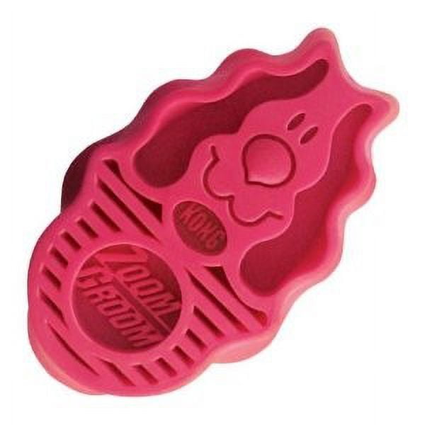 KONG ZoomGroom Dog Brush Raspberry