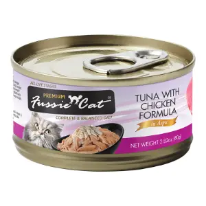 Fussie Cat Tuna with Chicken in Aspic 2.82oz