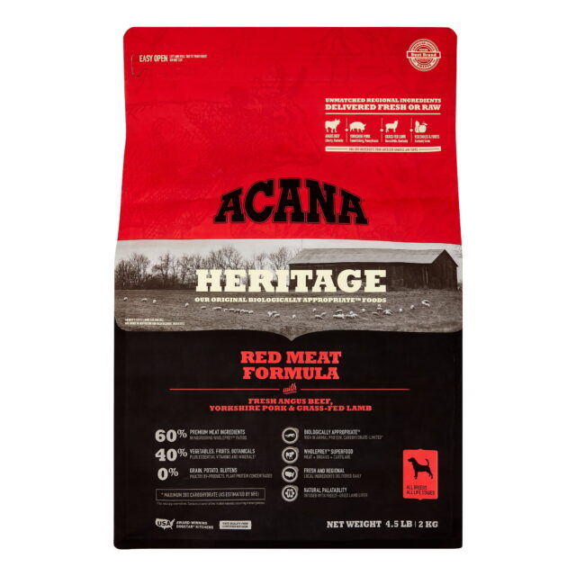 Acana Heritage Meats Formula Grain-Free Beef Pork & Lamb Dry Dog Food