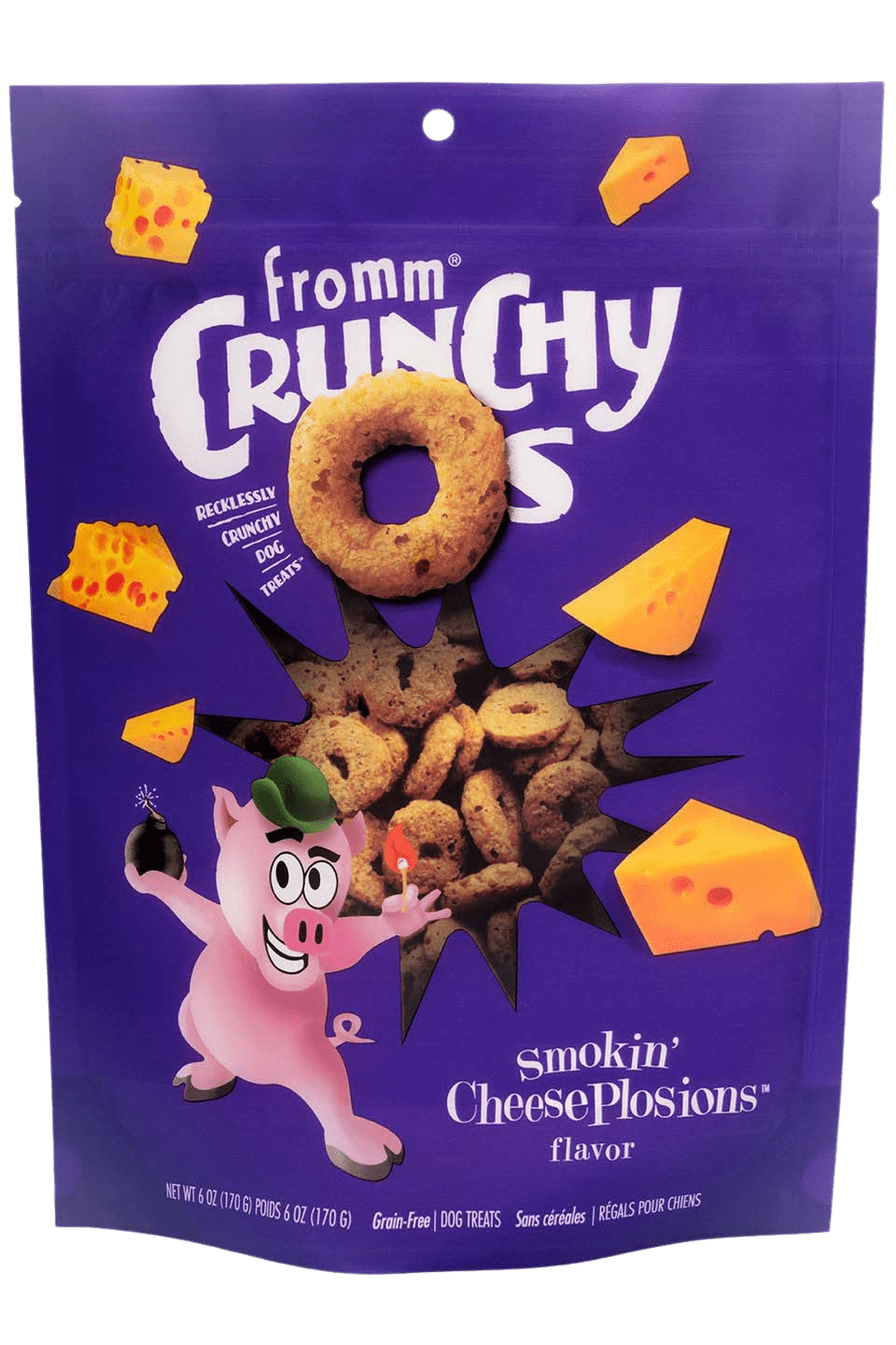 Fromm Crunchy O’s Smokin CheesePlosions Dog Treats