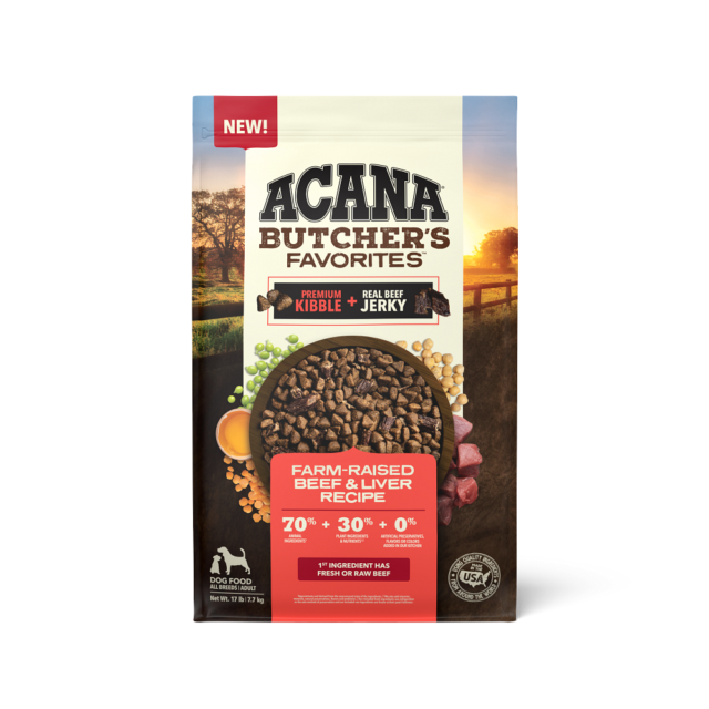 ACANA Butcher’s Favorites Farm-Raised Beef & Liver Recipe Dry Dog Food