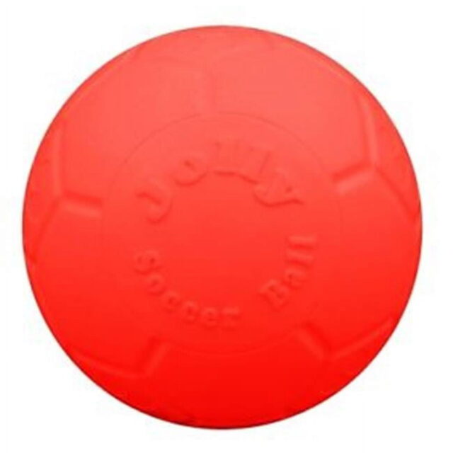 Jolly Pets Floatable Soccer Ball Dog Toy Orange Round 6
