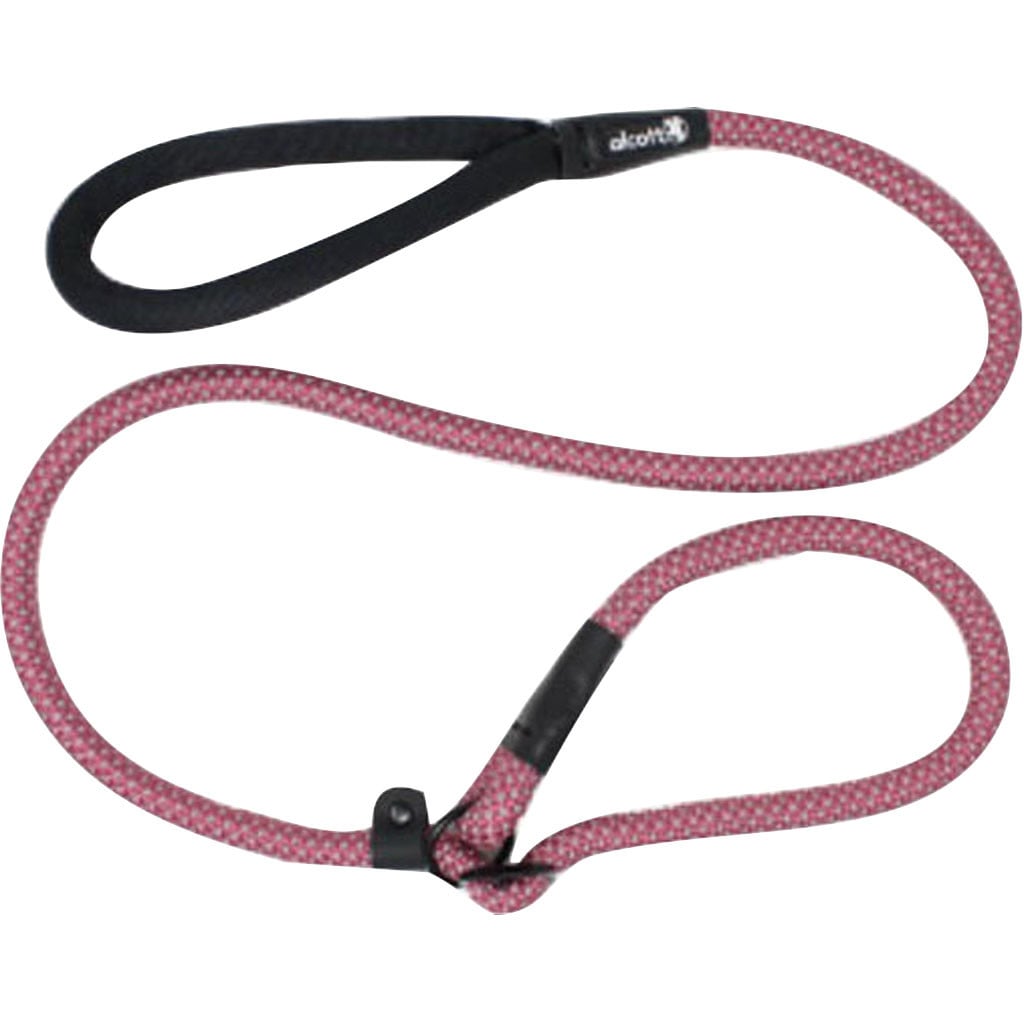 SL OS RD 5 ft. x 3-4 in. Slip Rope Leash, Red