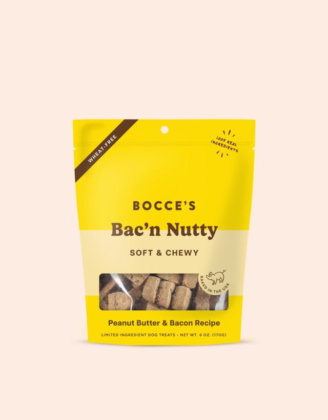 Bac ‘n Nutty PB & Bacon Soft & Chewy Dog Treats