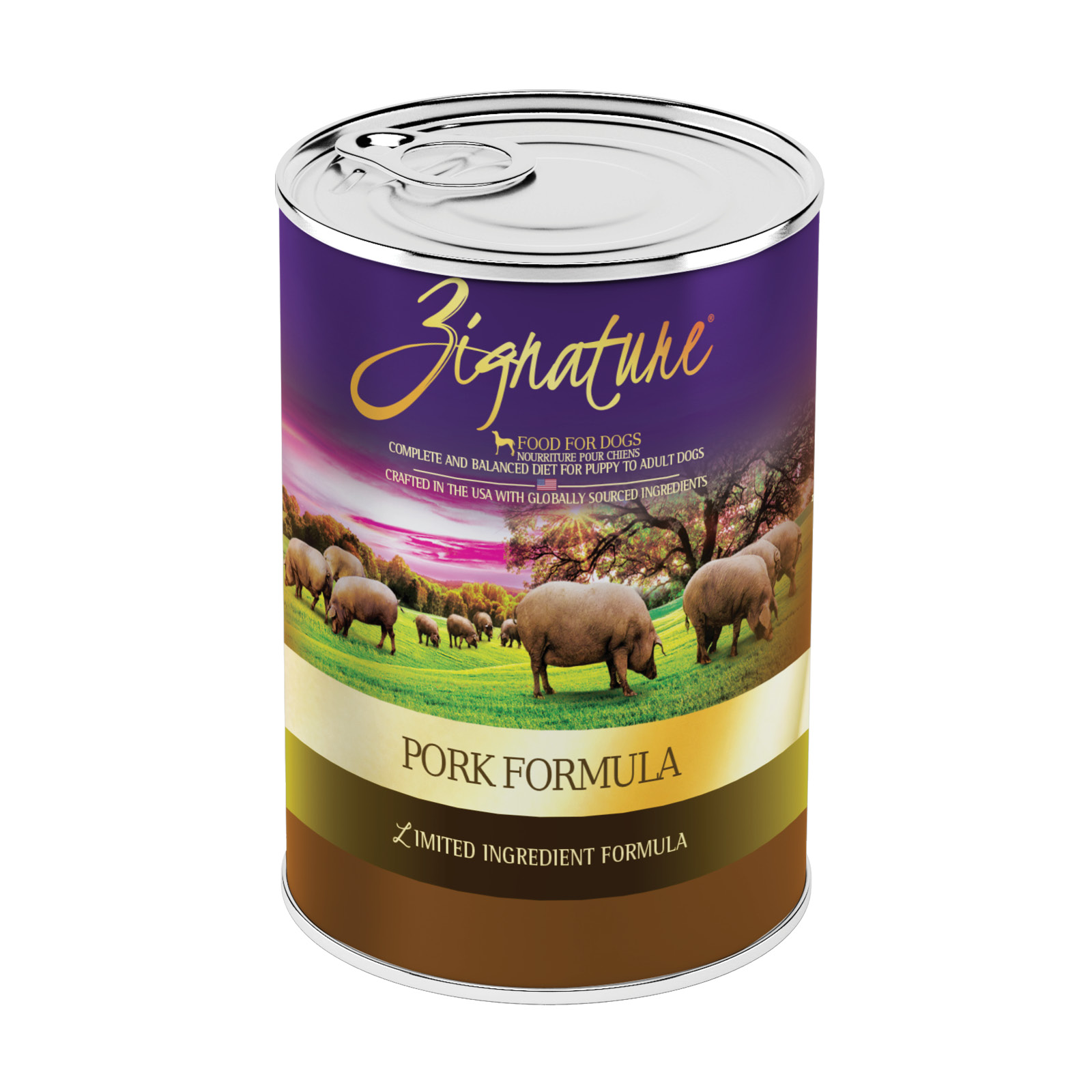 Zignature Pork Formula Grain-Free Canned Dog Food
