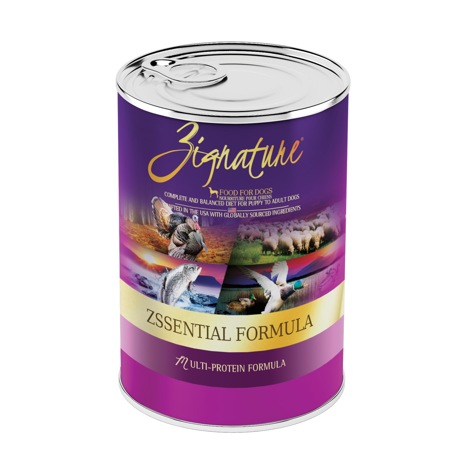Zignature Zssential Multi-Protein Formula Grain-Free Canned Dog Food