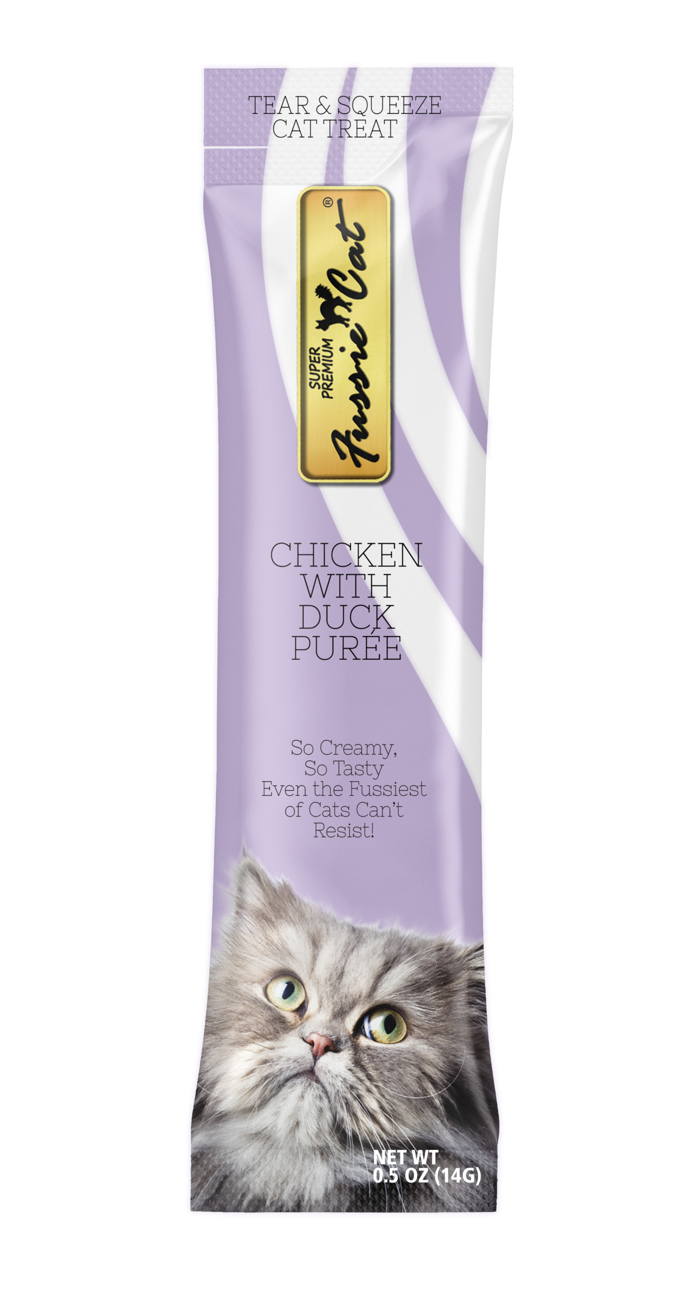 Fussie Cat Chicken with Duck Purée Cat Treat
