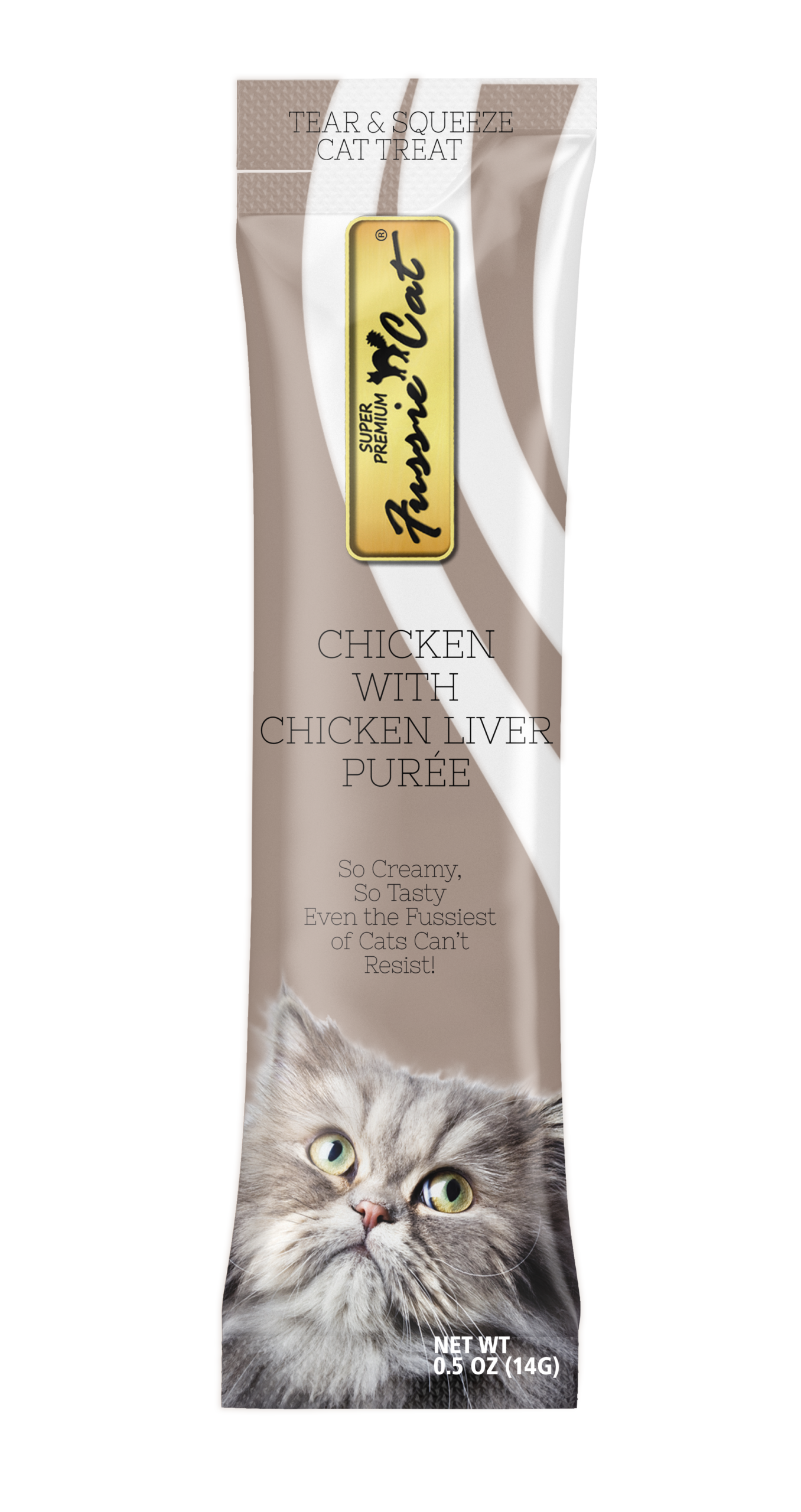 Fussie Cat Chicken with Liver Purée Cat Treat