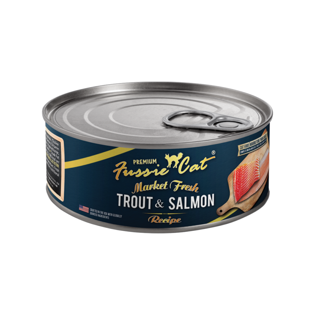 Fussie Cat Market Fresh Trout & Salmon Recipe Pâté Wet Cat Food