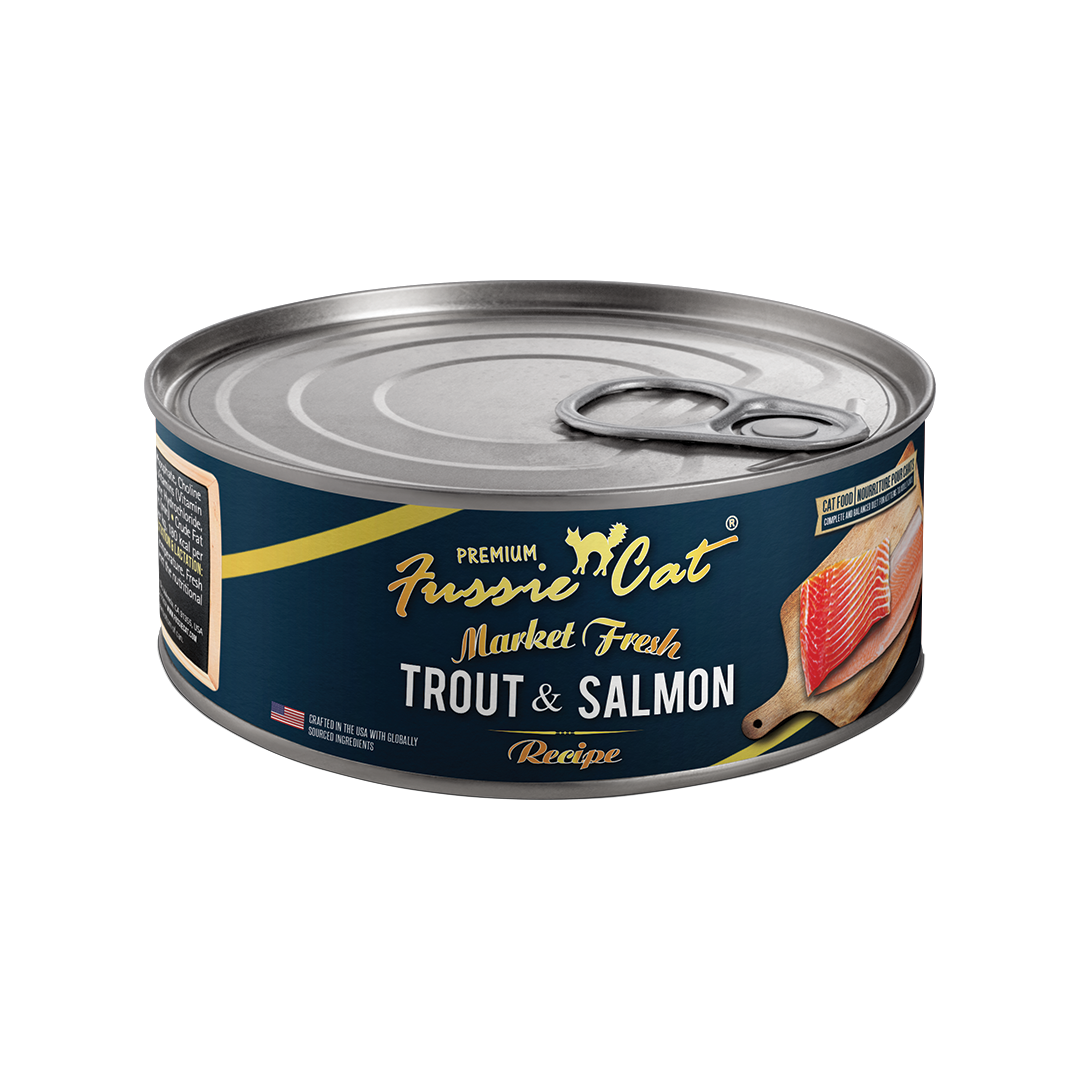Fussie Cat Market Fresh Trout & Salmon Recipe Pâté Wet Cat Food