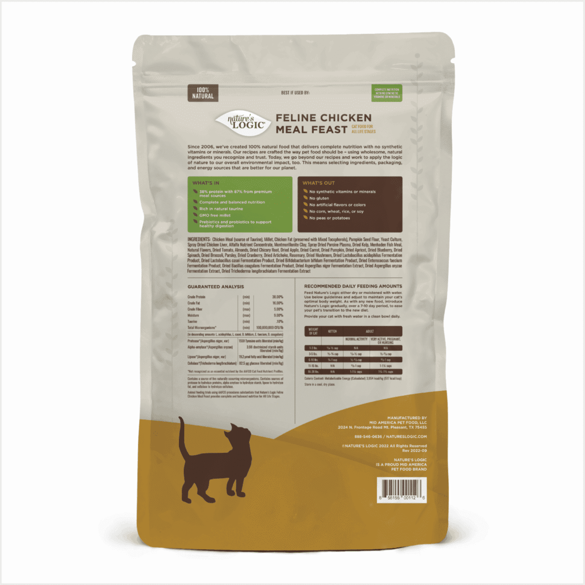 Feline Chicken Meal Feast Dry Cat Food