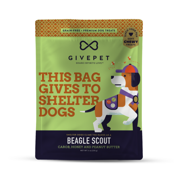 Beagle Scout Grain-Free Soft & Chewy Training Dog Treats (Carob, Honey & Vanilla)