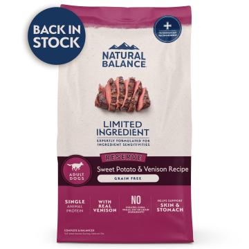 Natural Balance Limited Ingredient Reserve Grain-Free Sweet Potato & Venison Recipe Dry Dog Food