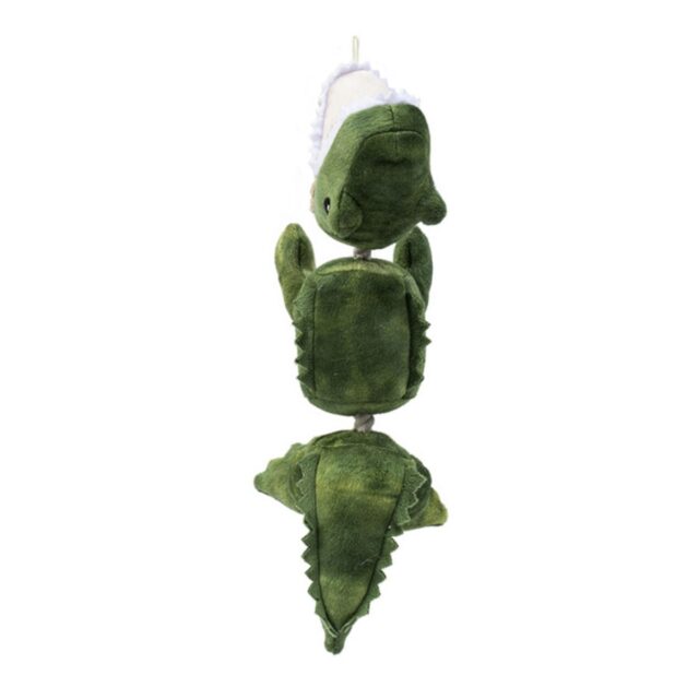 14 in. Jointed Alligator Plush Dog Toy