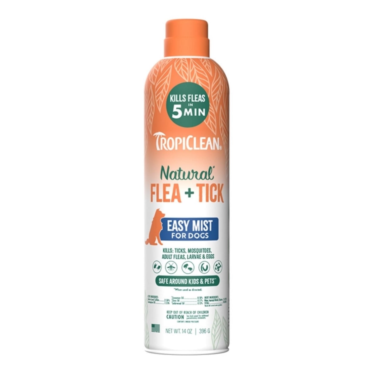 14 oz Dog Natural Flea & Tick Home Mist Spray