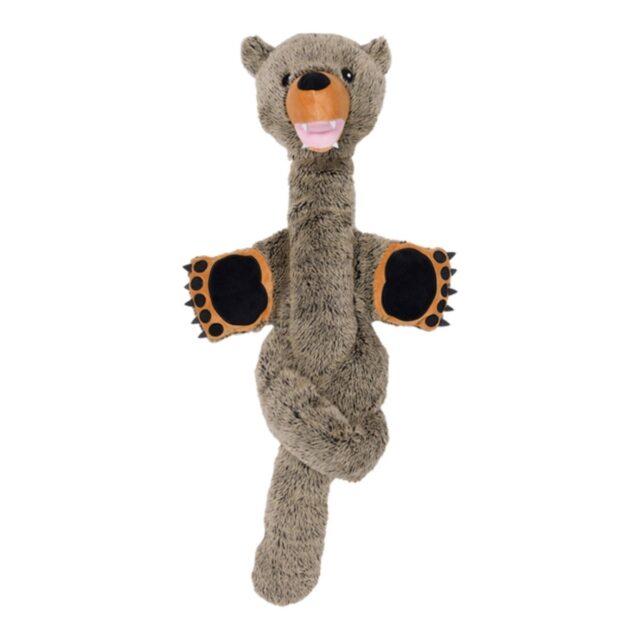 Twisty Grizzly Plush Dog Toy