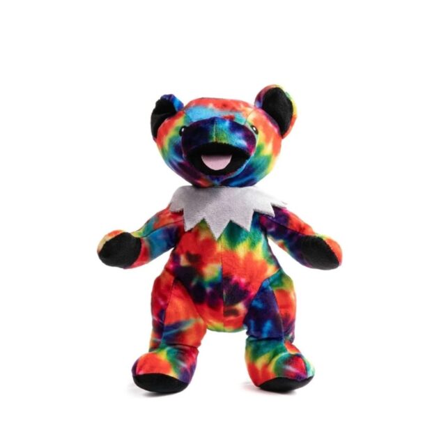 Fab Dog 849088052217 Grateful Dead Tie Dye Dancing Bear Dog Toy – Large