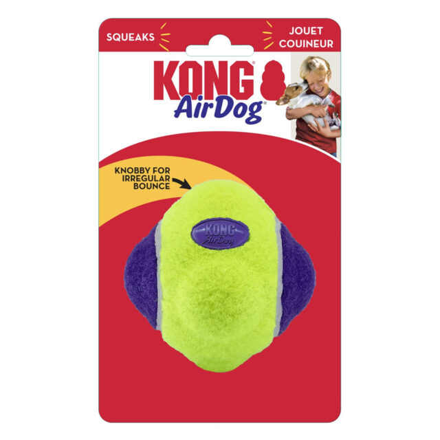 KONG AirDog Squeaker Knobby Ball – Large