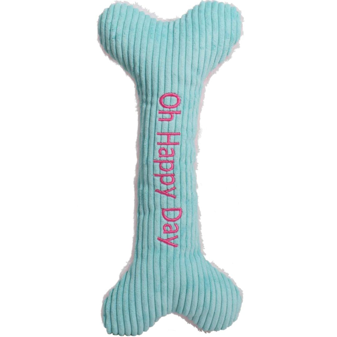 12 in. Birthday Happy Day Bone Dog Toy