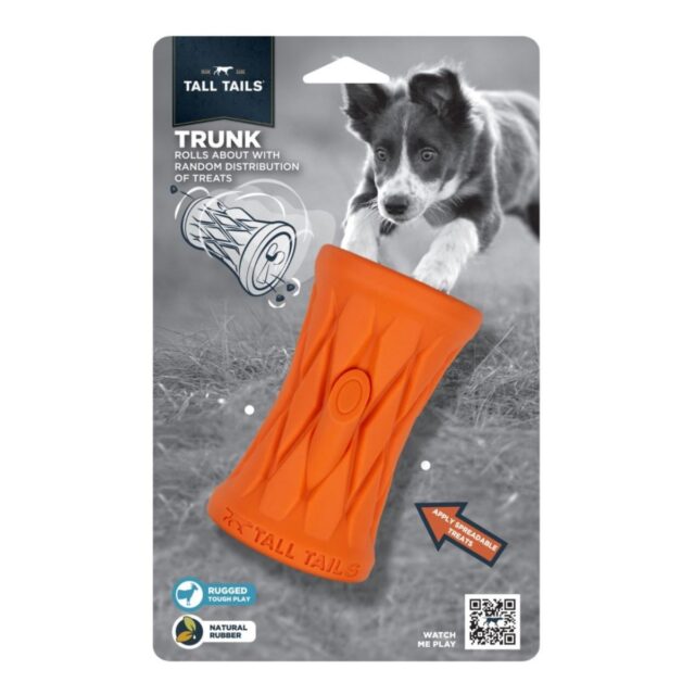 5 in. Natural Rubber Trunk Dog Toy