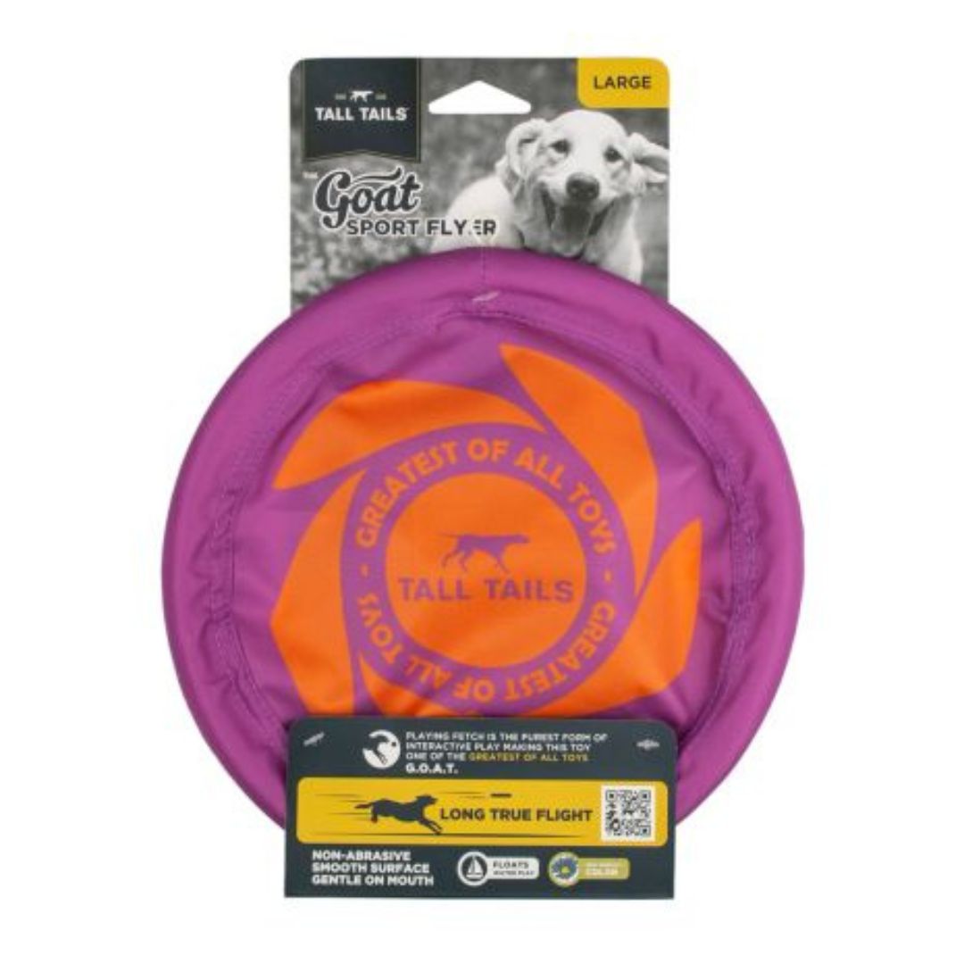 9 in. Goat Flyer Dog Toy