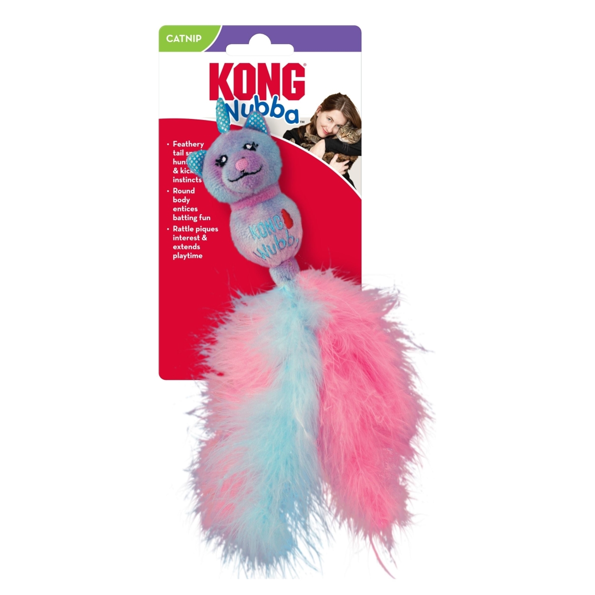KONG Cat Wubba Caticorn Cat Toy, One Size