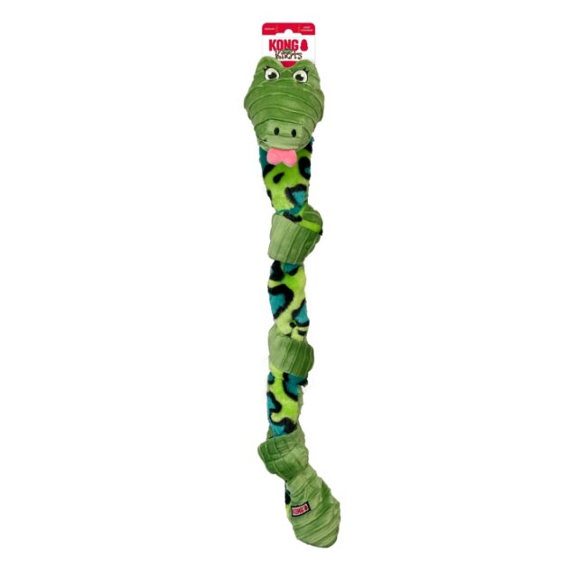 KONG Knots Snake Dog Toy Assorted, Medium/Large