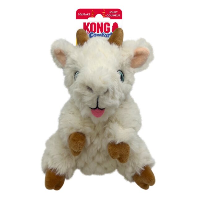 KONG Comfort Tykes Goat Dog Toy, Small