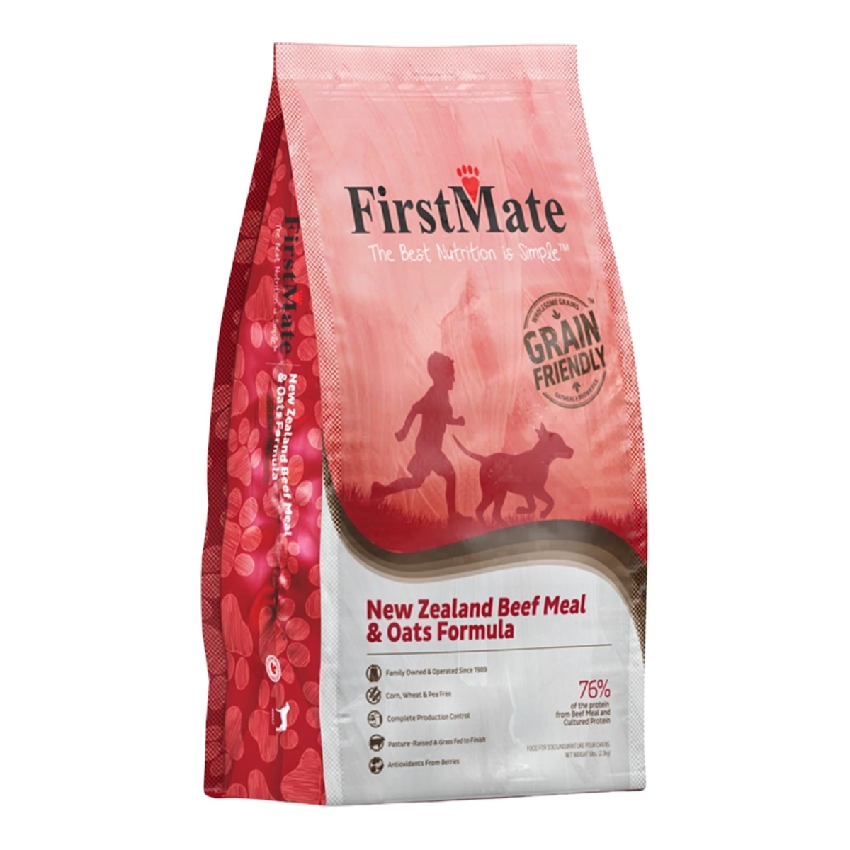 FirstMate Grain Friendly New Zealand Beef Meal & Oats Dry Dog Food