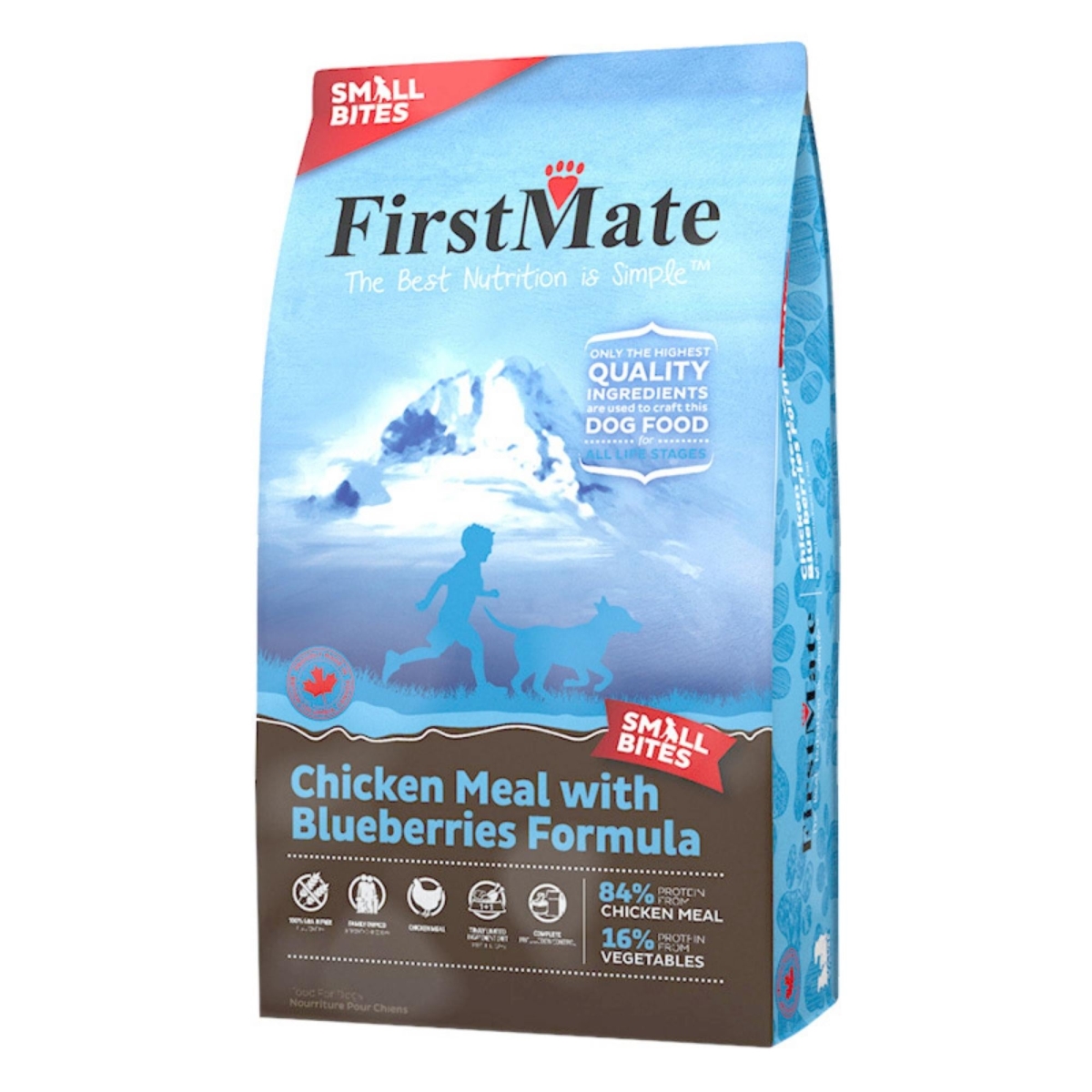 FirstMate Chicken with Blueberries Small Bites Dry Dog Food