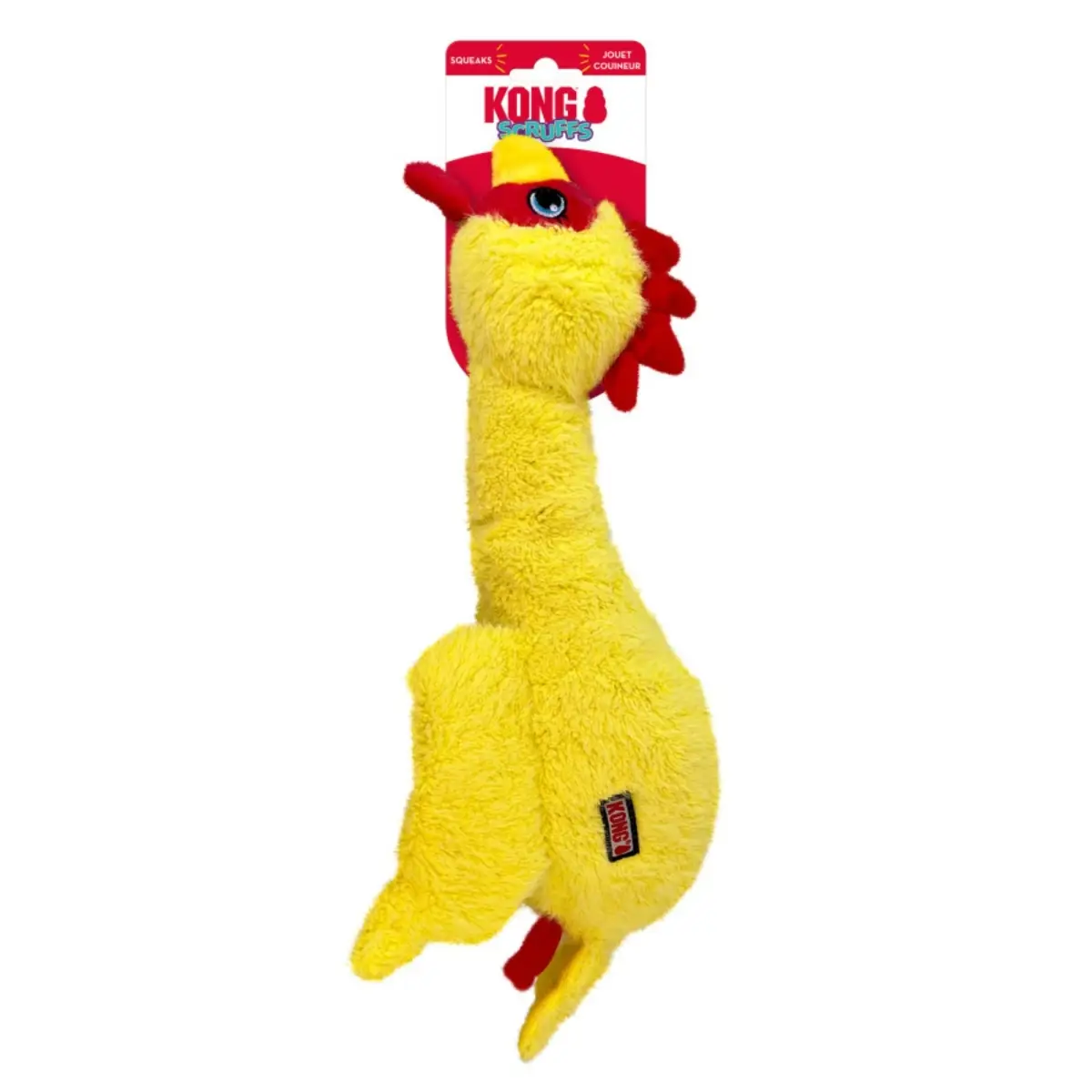 KONG Scruffs Chicken Dog Toy – Medium/Large
