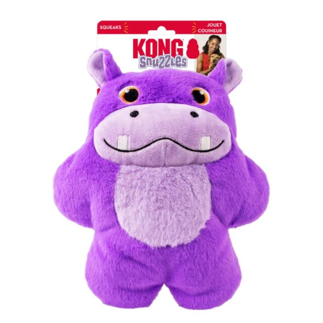 KONG Snuzzles Hippo Dog Toy, X-Large