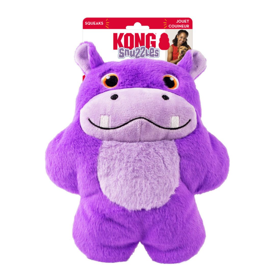 KONG Snuzzles Hippo Dog Toy, X-Large